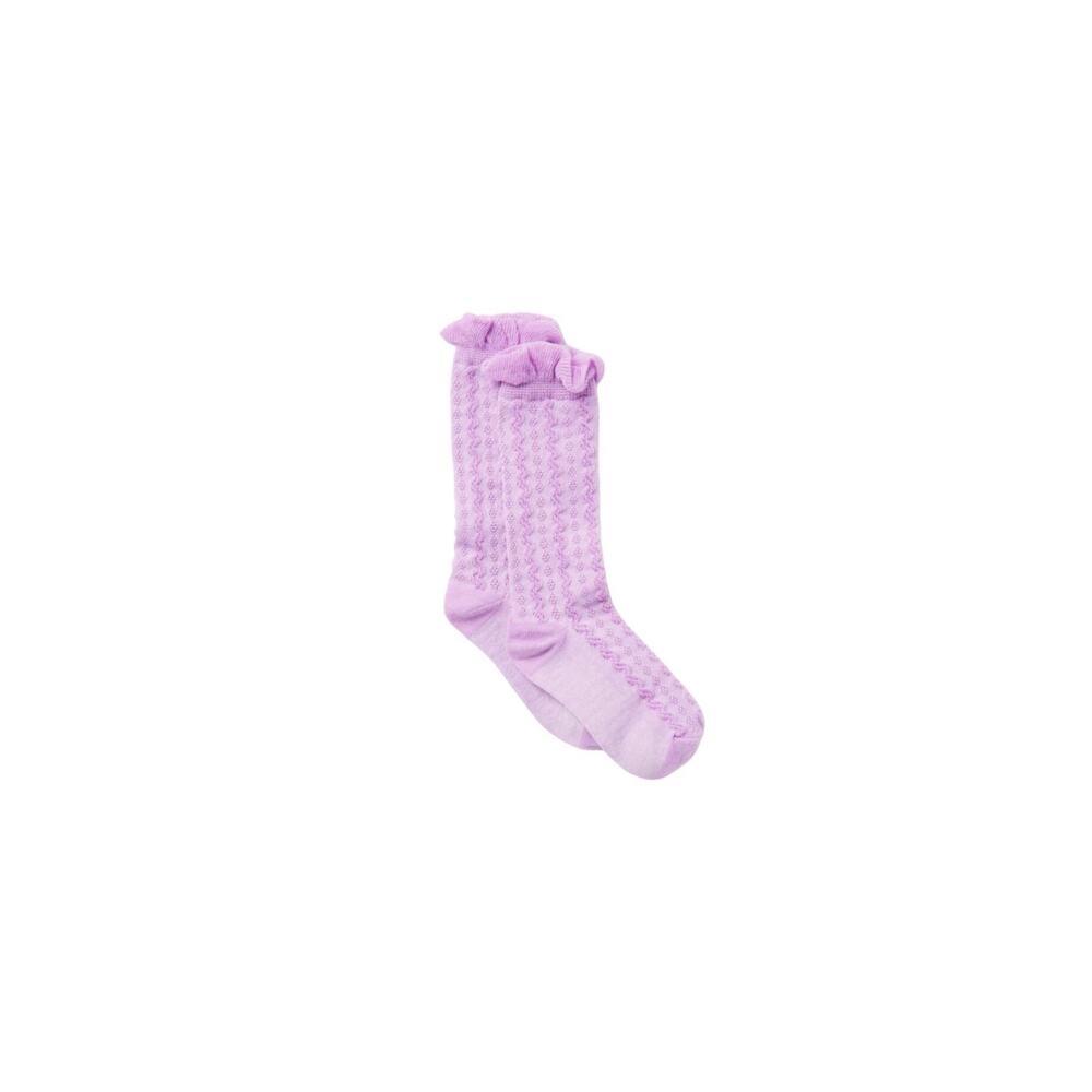 NWT! Janie and Jack. Pink Pointelle Socks. Size 2-3.